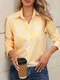 Women's striped loose casual long-sleeved shirt_CWTSTL01258