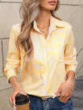 Women's striped loose casual long-sleeved shirt_CWTSTL01258