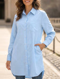 New long-sleeved casual shirt for women