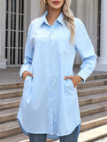 New long-sleeved casual shirt for women