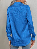 Women's Leopard Print Jacquard Collared Shirt_CWTSTL01264