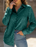 Women's Leopard Print Jacquard Collared Shirt_CWTSTL01264