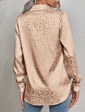 Women's Leopard Print Jacquard Collared Shirt_CWTSTL01264