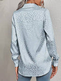 Women's Leopard Print Jacquard Collared Shirt_CWTSTL01264