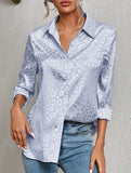 Women's Leopard Print Jacquard Collared Shirt_CWTSTL01264