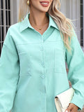 Fashionable loose-fitting mid-length shirt for women_CWTSTL01266