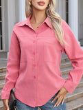 Fashionable loose-fitting mid-length shirt for women_CWTSTL01266