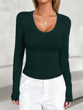 Women's base layer top with long-sleeved T-shirt