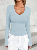 Women's base layer top with long-sleeved T-shirt