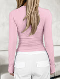 Women's base layer top with long-sleeved T-shirt