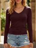 Women's base layer top with long-sleeved T-shirt