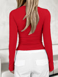 Women's base layer top with long-sleeved T-shirt
