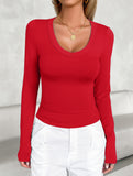 Women's base layer top with long-sleeved T-shirt