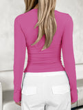 Women's base layer top with long-sleeved T-shirt