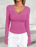 Women's base layer top with long-sleeved T-shirt