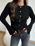 Ribbed base solid color knit top for women_CWTSTL01298