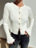 Ribbed base solid color knit top for women_CWTSTL01298