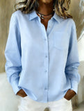 Loose-fitting collared versatile shirt for women