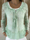 Lace Elegant Pullover Lace Shirt for Women