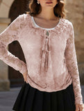 Lace Elegant Pullover Lace Shirt for Women