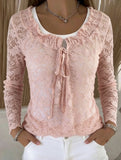 Lace Elegant Pullover Lace Shirt for Women