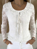 Lace Elegant Pullover Lace Shirt for Women