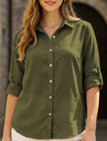 Women's collared zippered pocket shirt_CWTSTL01346