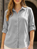 Women's collared zippered pocket shirt_CWTSTL01346
