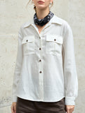Tencel Linen Utility Pocket Shirt_CWTSTL01383