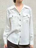 Tencel Linen Utility Pocket Shirt_CWTSTL01383