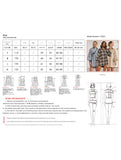 Fashionable plaid lantern sleeve shirt for women_CWTSTL01394