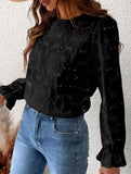 Hollow Lace Long Sleeve Shirt