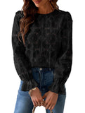 Hollow Lace Long Sleeve Shirt