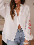 Applique Long Sleeve Shirt