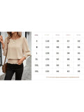 Plus Size Lantern Sleeve Blouse