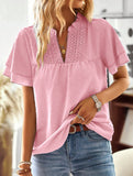 V Neck Casual Pullover Shirt