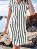 Stripe Loose Casual Shirt