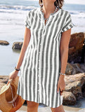 Stripe Loose Casual Shirt