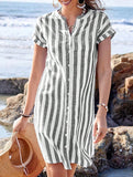 Stripe Loose Casual Shirt