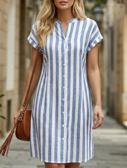 Stripe Loose Casual Shirt
