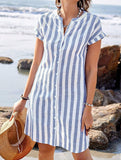 Stripe Loose Casual Shirt