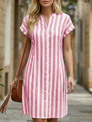Stripe Loose Casual Shirt