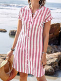Stripe Loose Casual Shirt