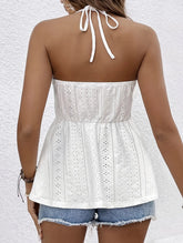 Off Shoulder Lace T-Shirt ??Elegant Solid Color, S?“XXL