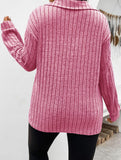 Plus Size Ribbed V-Neck Long Sleeve T-Shirt_CWTTL01112