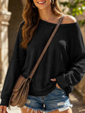 Casual patchwork loose women's sweatshirt_CWTTL01116