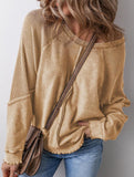 Casual patchwork loose women's sweatshirt_CWTTL01116