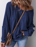 Casual patchwork loose women's sweatshirt_CWTTL01116