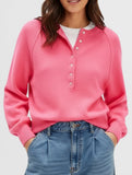 Casual button-down knit pullover sweater_CWTTL01117