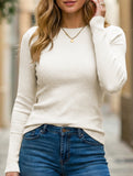 Thermal Mock Neck Slim Fit Long Sleeve Top